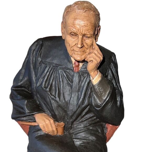 Tom Clark Gnome Figurine SIGNED Judge Snepp Vintage sculpture lawyer gift court - Picture 3 of 16